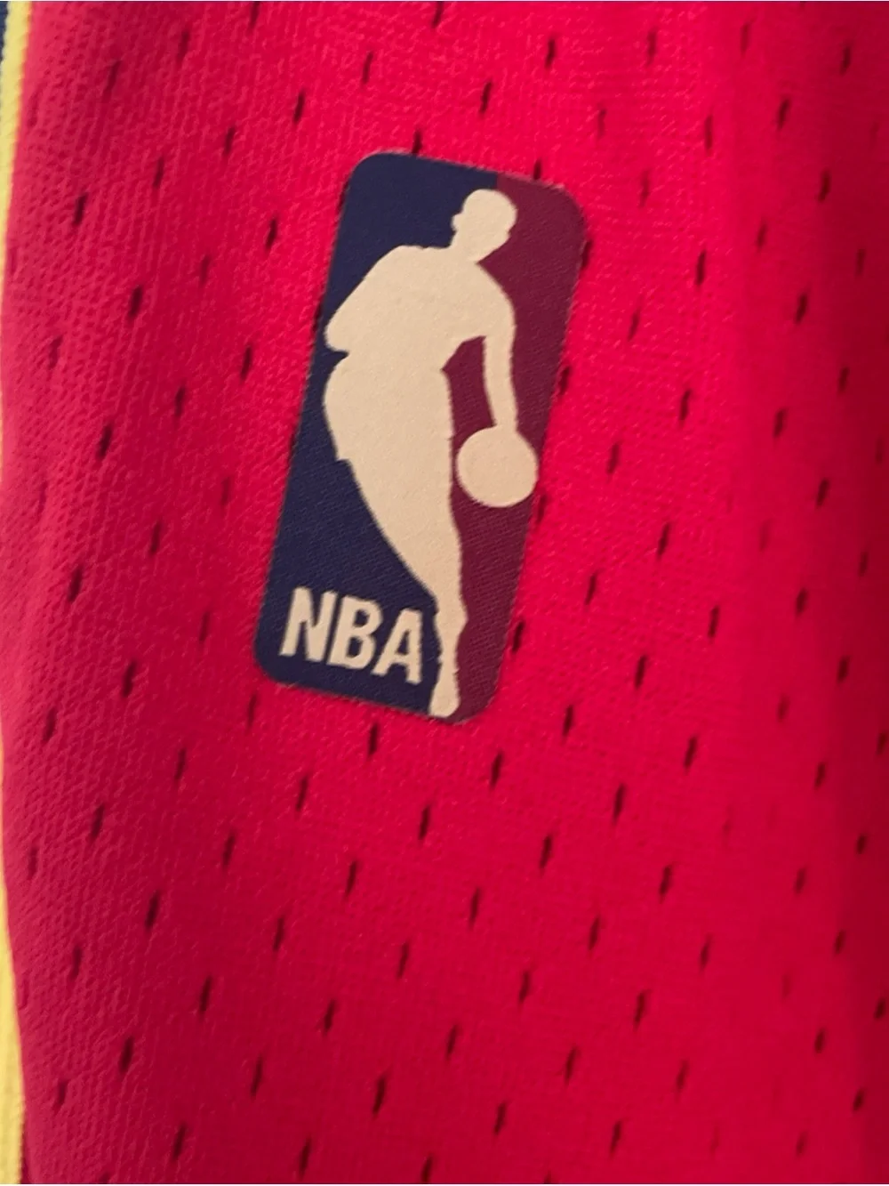NBA Mens XL Mitchell & Ness NBA Swingman Hardwood Classics Shorts Red New